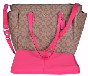 Coach-Signature-Multifunction-Tote-Laptop-Baby-Diaper-Bag-F35414-Ruby ...