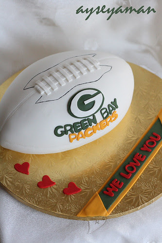 green bay football cake