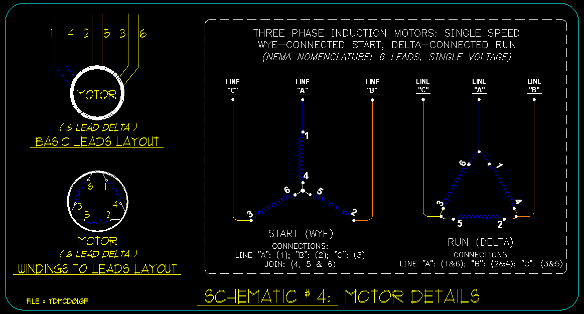 Wye / Delta Connection Detail Schematics - ECN Electrical ...