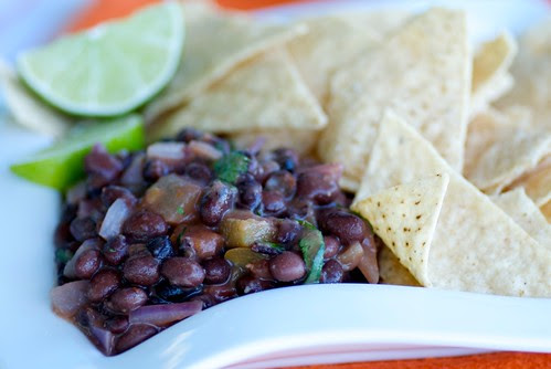 spicy black bean dip and chips DSC_0017