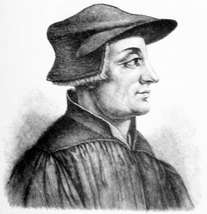 A rendition of Huldrych Zwingli from the 1906 ...