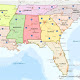 Map Of Southeast United States