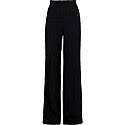 Kate Middleton wearing Roland Mouret Axon Side Zip Wide Leg Pant in Black