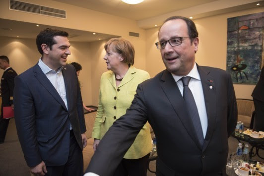 Καταιγιστικές εξελίξεις! Τηλεφωνικά θα μιλήσουν Τσίπρας-Μέρκελ-Ολάντ πριν τη δύσκολη συνάντηση με Γιούνκερ