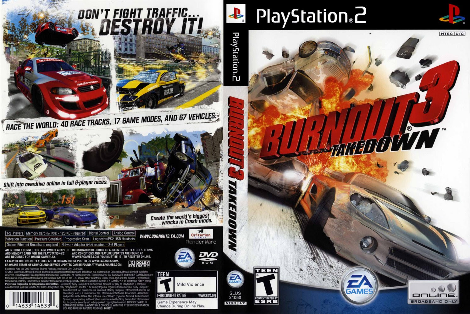 Burnout 3 - Takedown (Europe, Australia) (En,Es,Nl,Sv) ISO