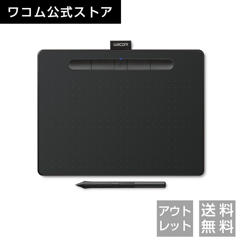 Medium Androidにも対応 ブラック ペンタブレット 送料無料 ワコムストア店 ブラック ペンタブレット マウス キーボード 入力機器 Intuos ワコム ワイヤレス Wacom Ctl 6100wl K0 アウトレット 流行に マウス キーボード 入力機器