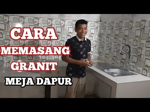 Trend Membuat Meja Dapur Minimalis Langsung Pasang Basah Campur Pasir, Paling Baru!