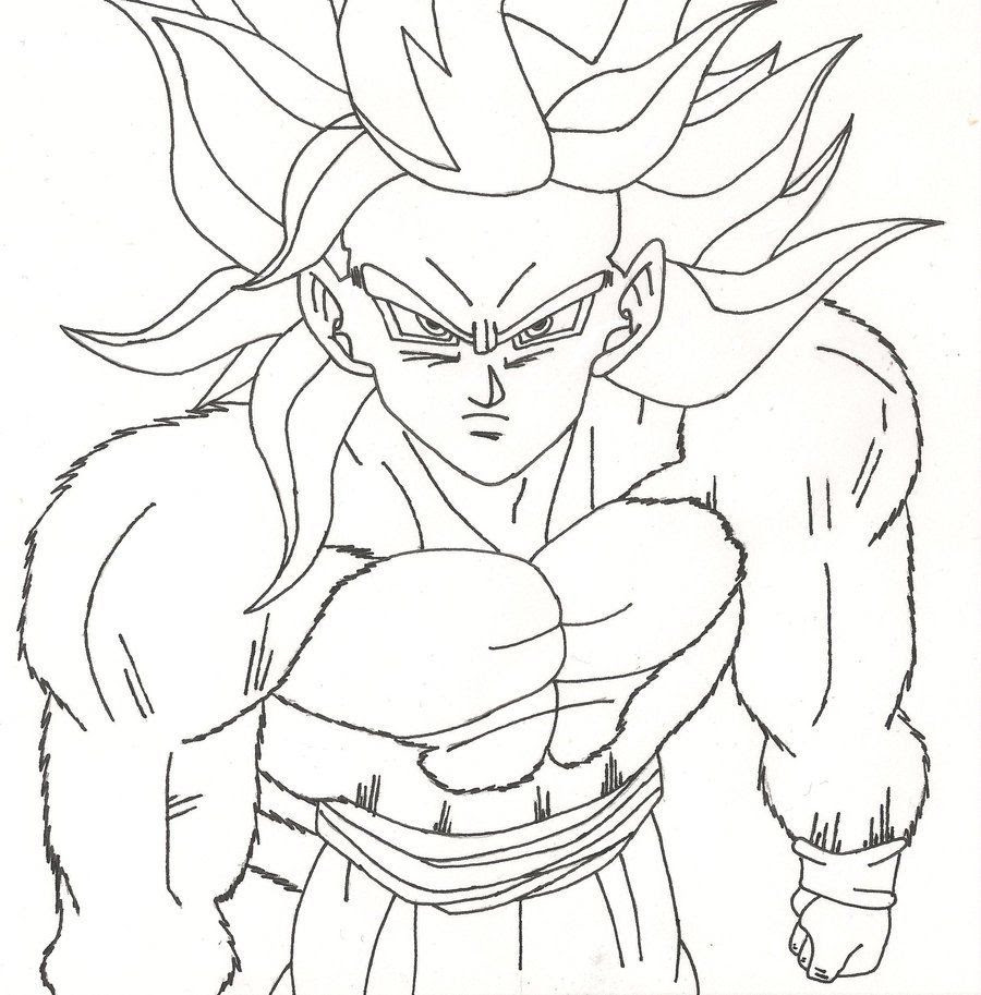 Dragon Ball Z Coloring Pages Printable Coloriage de sangoku super