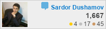 profile for Sardor Dushamov at Stack Overflow, Q&A for professional and enthusiast programmers