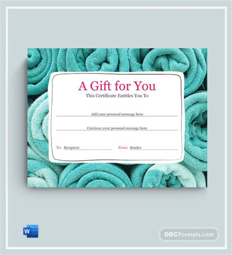 Websalon free salon gift certificate templates rock your design to the perfect tune with free salon gift certificate templates for your special occasions. 72 free gift certificate templates word doc pdf docformatscom