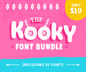 SALE!! 96% OFF Over 50 Fonts and Typefaces