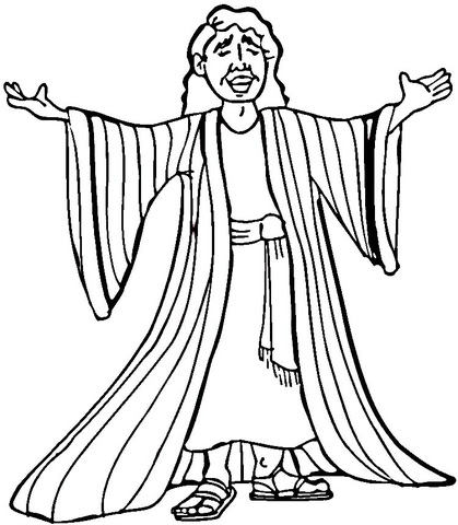 Joseph Many Colored Coat Coloring Page Free Printable Coloring Pages