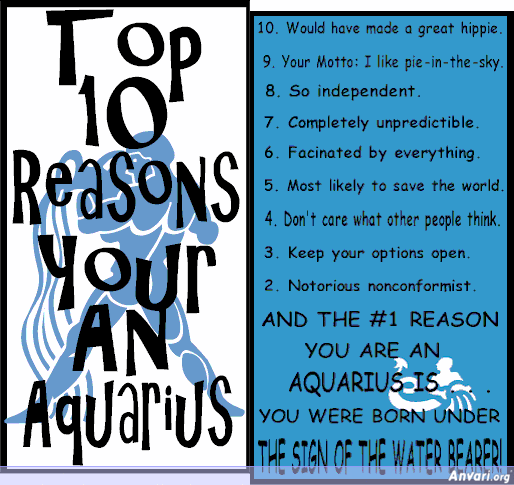 (Aquarius - Zodiac). aquarius