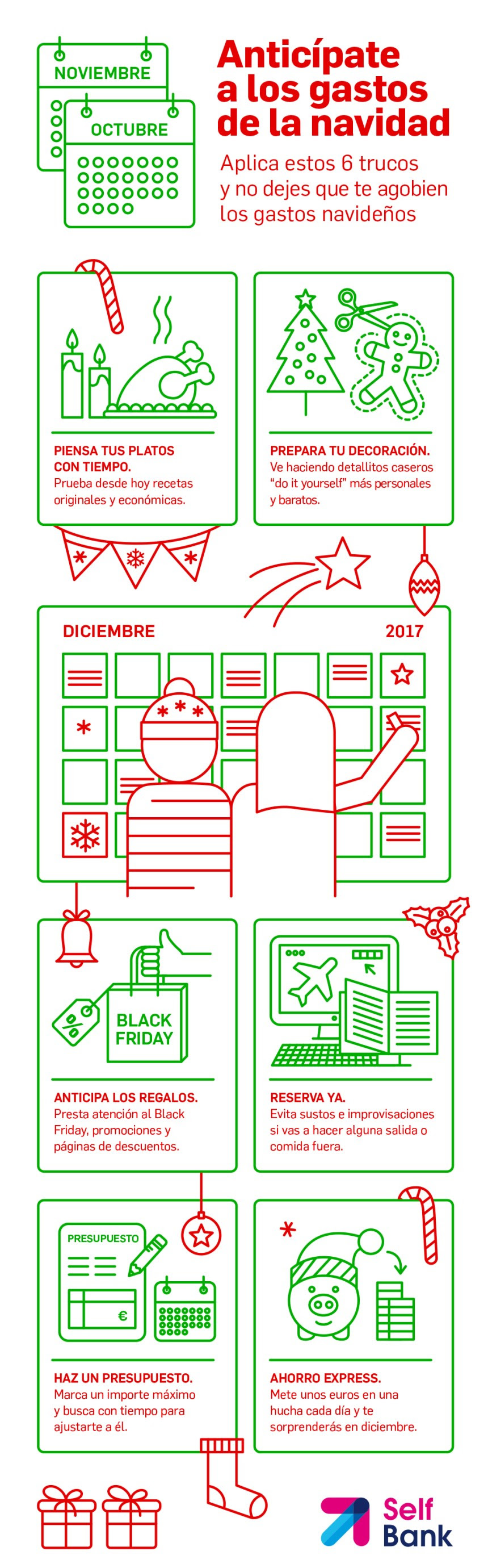 Anticipate a los gastos de Navidad