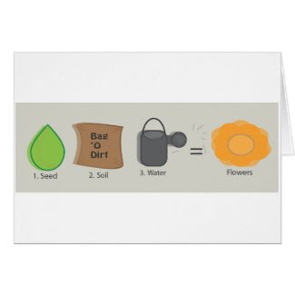 I'm A Gardener Card card