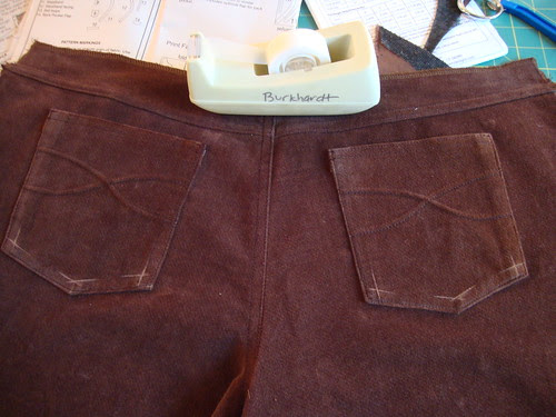 J Stern Designs brown cords in progress