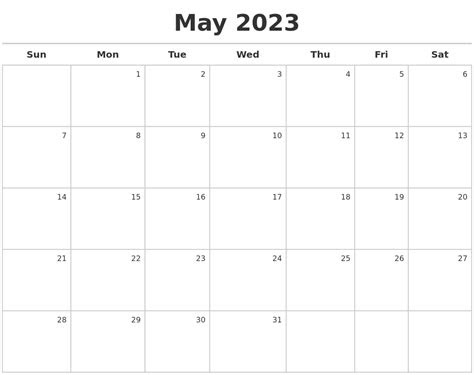  may 2023 calendar maker