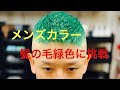 いろいろ メンズ ヘア カラー 緑 143916