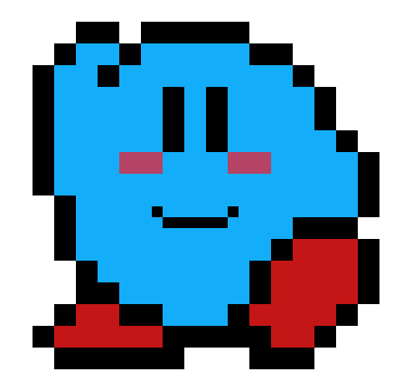 My Kirby 8 Bit Sprite Pixel Art Maker