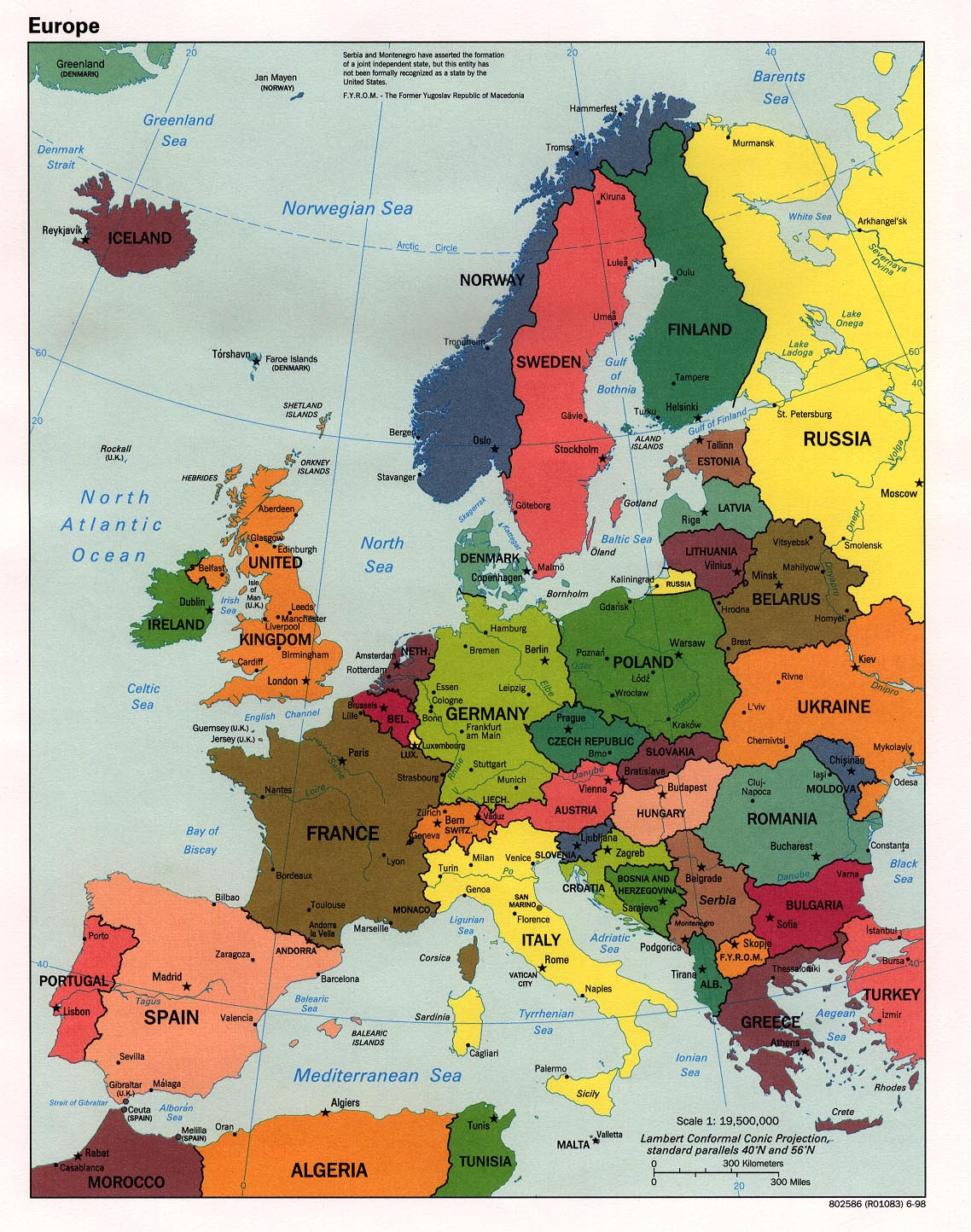 Maps of Europe Map of Europe in English Political, Administrative, Physical, Geographical Maps of Europe Map of Europe in English Political, Administrative, Physical, Geographical