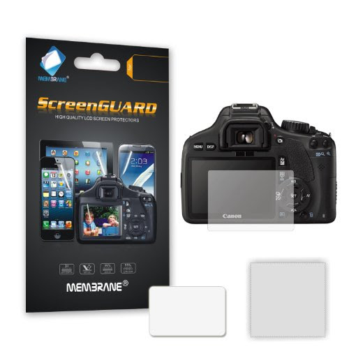 6 x Films de protection d'écran pour Canon EOS 550D (Rebel T2i) - Anti-Reflet (Mat), Résistant aux éraflures, Emballage d'origine