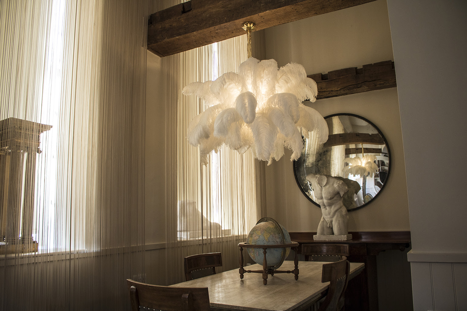 Black mini chandelier