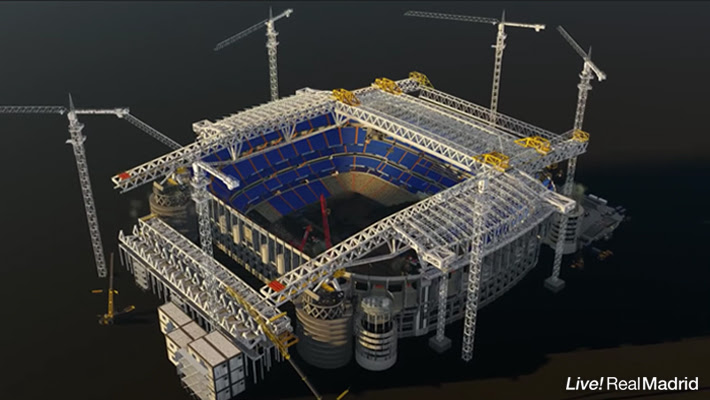 映像で見るサンティアゴ ベルナベウ改修の様子 マドリード通信 ライブ レアル マドリード