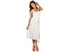 Rachel Roy - Metallic Mixed Stripe Tie Back Maxi Dress (Natural White Multi) - Apparel