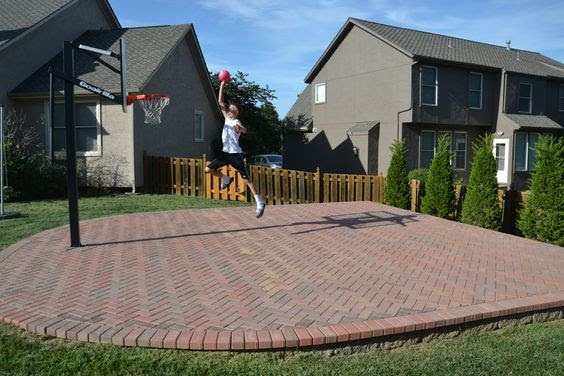 backyard basketball court ideas 25