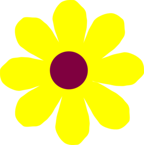 Yellow Flower Clip Art at Clker com vector clip art 