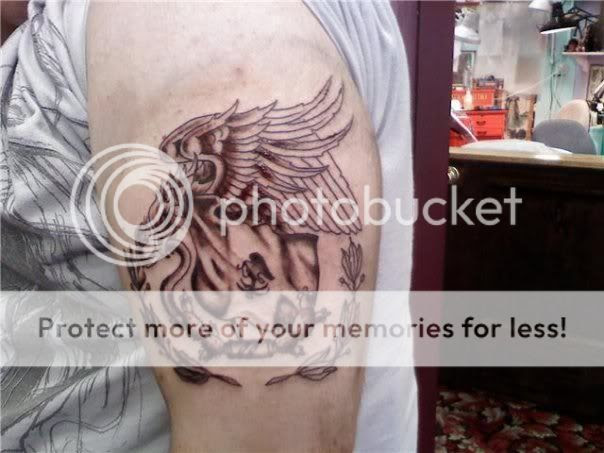 This was my first tattoo I got back in April, and I getting my second tattoo