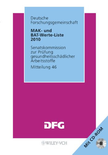 MAK- und BAT-Werte-Liste 2010 3527328149 pdf