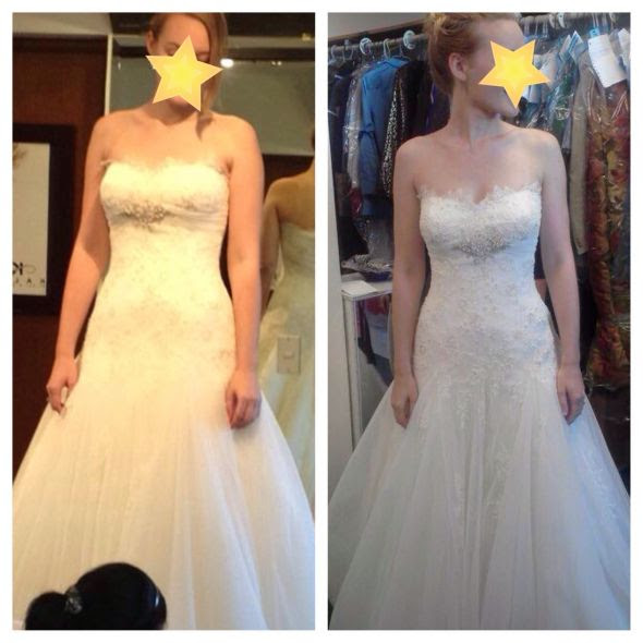 Final alterations Before and after pic Final alterations Before and after pic