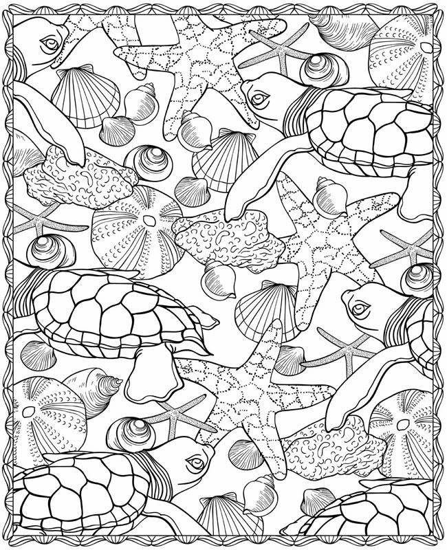 Download Ocean life coloring pages to download and print for free