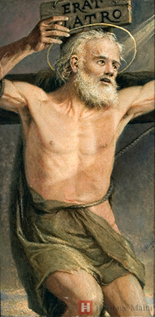 img ST. DISMAS the Good Thief, Crucified next to Christ