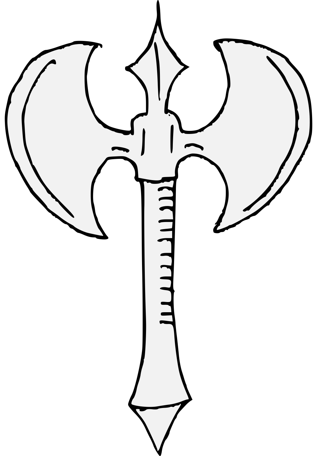 Axe Traceable Heraldic Art