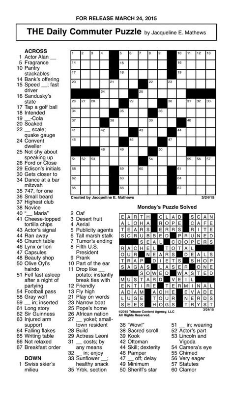 Remember, they're updated daily so don't forget to check back regularly! crossword march 24pdf redandblackcom