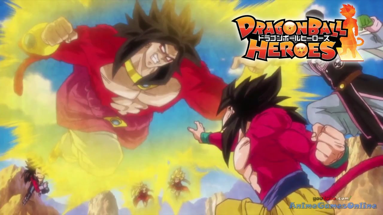Dragon Ball Heroes Super Saiyan 4 Broly/Goku/Vegeta