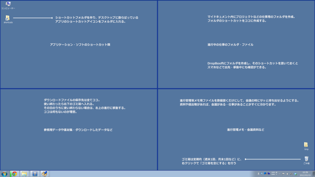 デスクトップをスッキリ使う方法 Pcライフ365