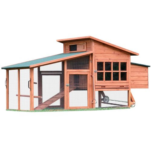 MODEL G109. 4-5MED HEN, 4 RABBITS. Large Chicken Coop Hen house Hutch ...