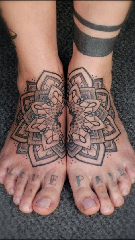 lotus mandala feet tops     love  pinterest