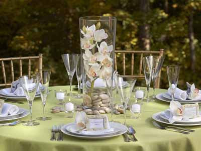 Decorative Fabrics in Bright Solid Colors, Summer Party Table ...