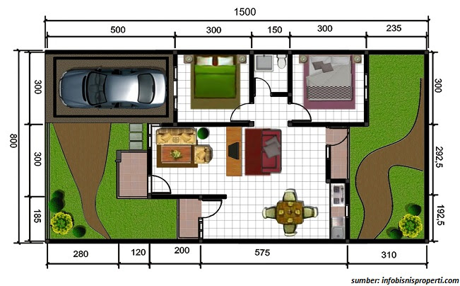 Gambar Denah Rumah Minimalis Ukuran 6x10 Terbaru bagus Gambar Denah Rumah Minimalis Ukuran 6x10 Terbaru bagus