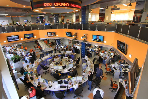 Newsroom von RIA Novosti in Moskau 5