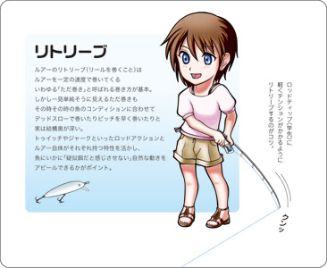 明日から本気出す ブログ イラスト ルアーフィッシング 3点をアップ