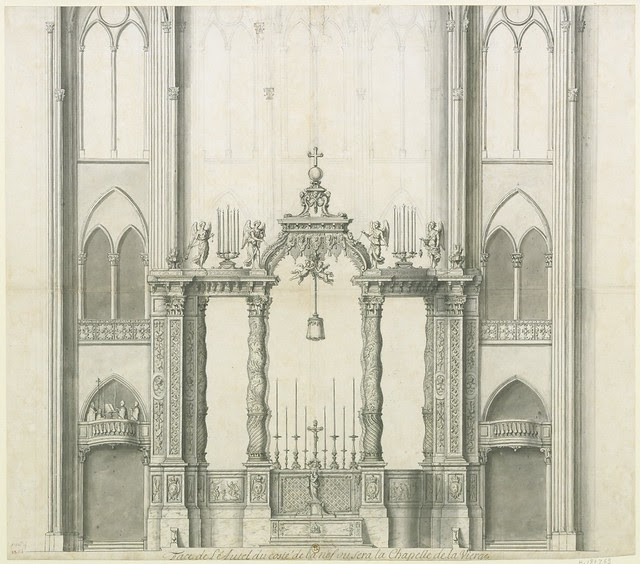 design from the Robert de Cotte architectural collection of 17th c. France