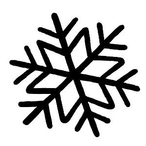 雪の結晶の 絵を描く えをかくバクの部屋