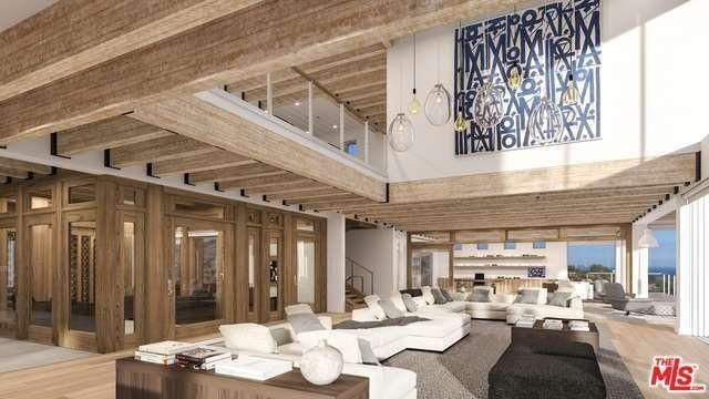 This 125 foot long great room has one of the best views in Malibu