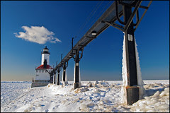 Ice Locked Lighthouse