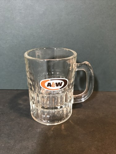 Vintage Aw Root Beer Mini Mugs A W Oval Logo 3 Tall Collectible Glass Shot Collectibles Art A W Theveterinarymedicine Com